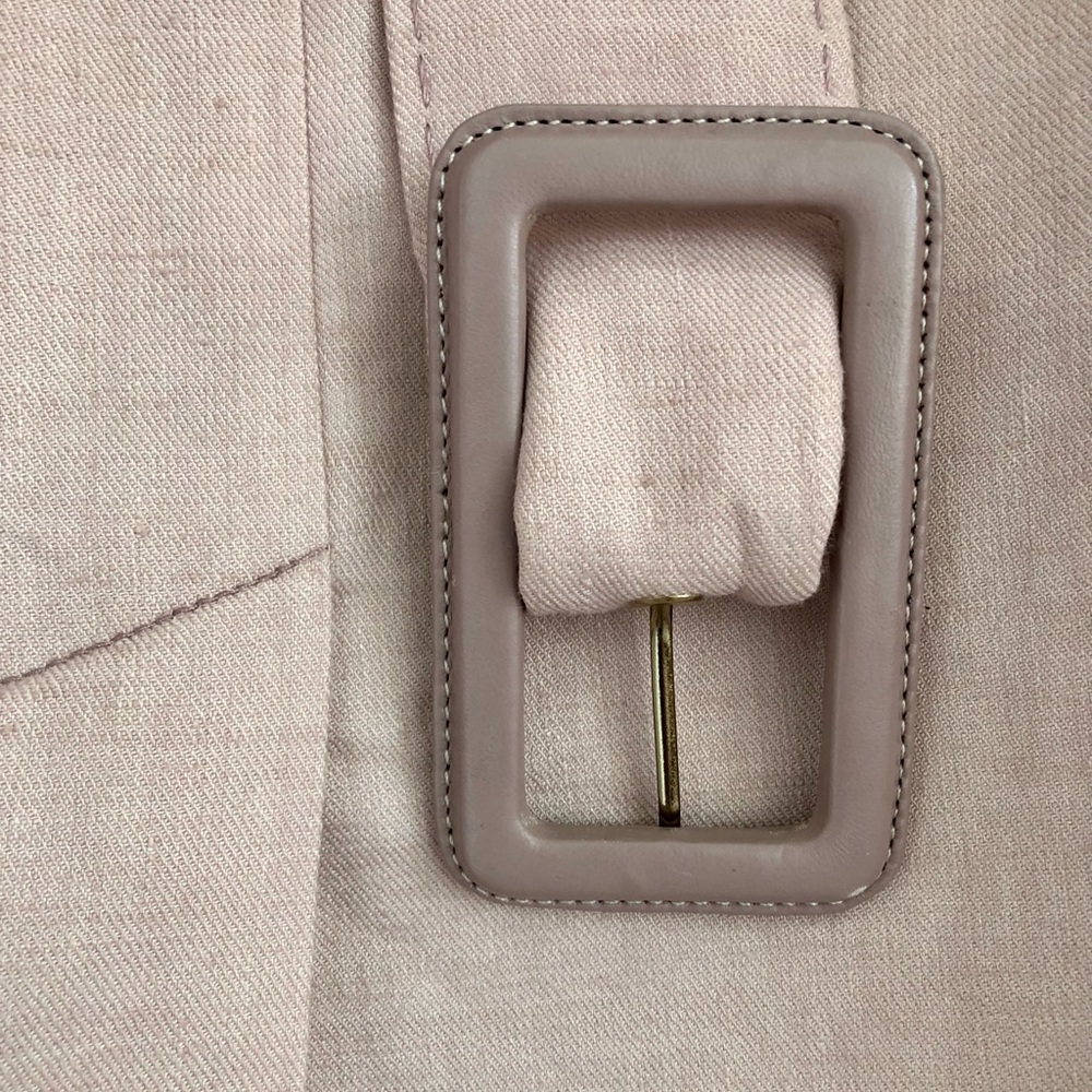 Zimmerman Pink Belted Trench Coat | Designer Size 1 - Picture 12 of 14